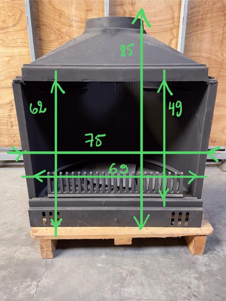 open haard, Ophalen, Nieuw, Inbouwhaard, Houthaard