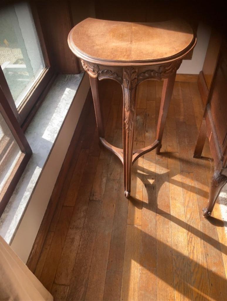 bijzet tafeltje, Ophalen