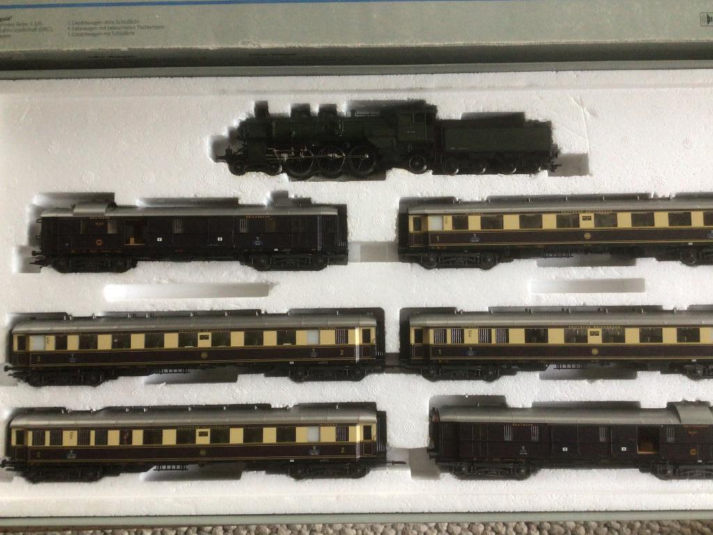 marklin Rheingold 7delige set digitaal 29506, Ophalen, Wisselstroom, Märklin, Gebruikt