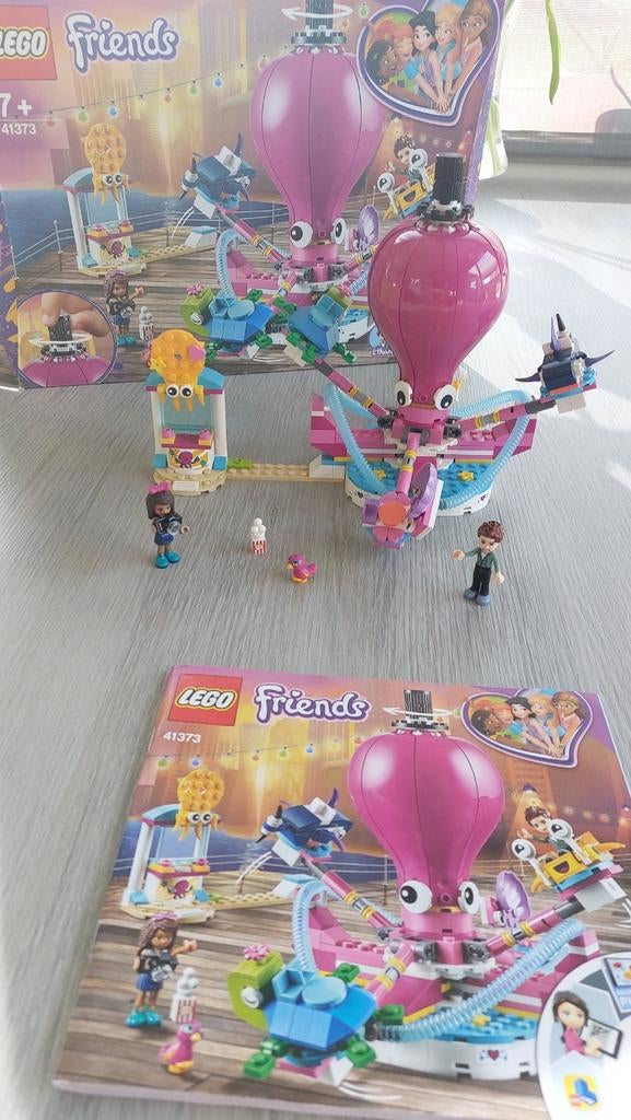 Lego friends 41373 - gave octopusrit - volledig, Ophalen of Verzenden, Zo goed als nieuw, Complete set, Lego