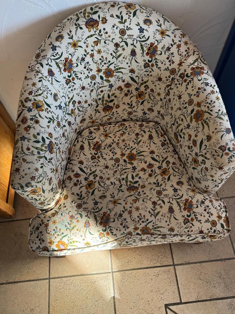 Fauteuil 1950, Ophalen, Gebruikt, 75 tot 100 cm, 75 tot 100 cm