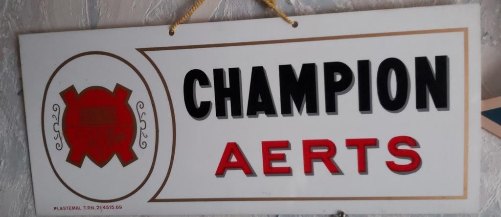 Aerts champion reclame bordje, Collections, Marques de bière, Enlèvement ou Envoi