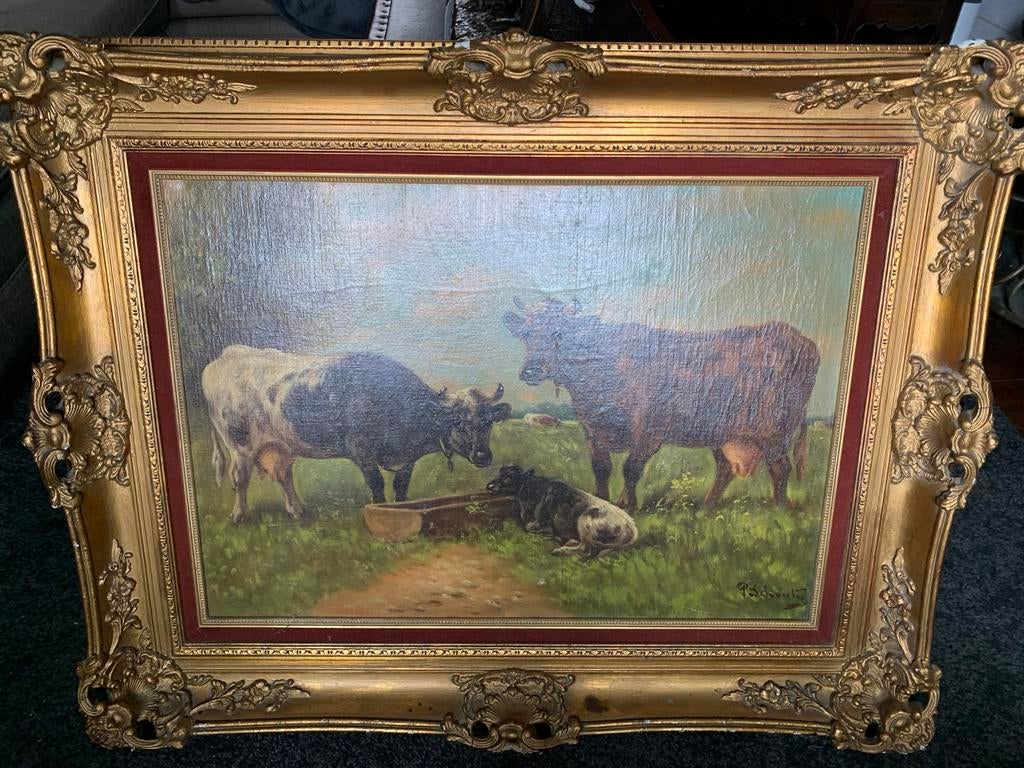 Antiek schilderij Paul Schouten, Antiek en Kunst, Ophalen