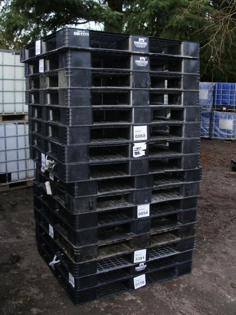 gebruikte plastieken palletten 2de keuze, Tuin en Terras, Regentonnen, Ophalen, Zo goed als nieuw, Kunststof