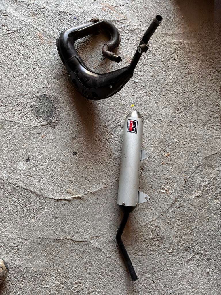 Sherco originele uitlaat, Ophalen, Gebruikt, Uitlaat