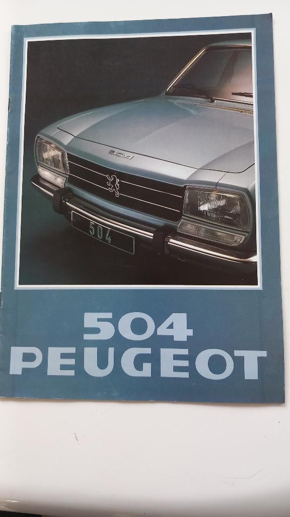 Catalogue Peugeot 1979 14 pages 504, 504 GL, 504, Livres, Autos | Brochures & Magazines, Comme neuf, Enlèvement, Peugeot, Divers
