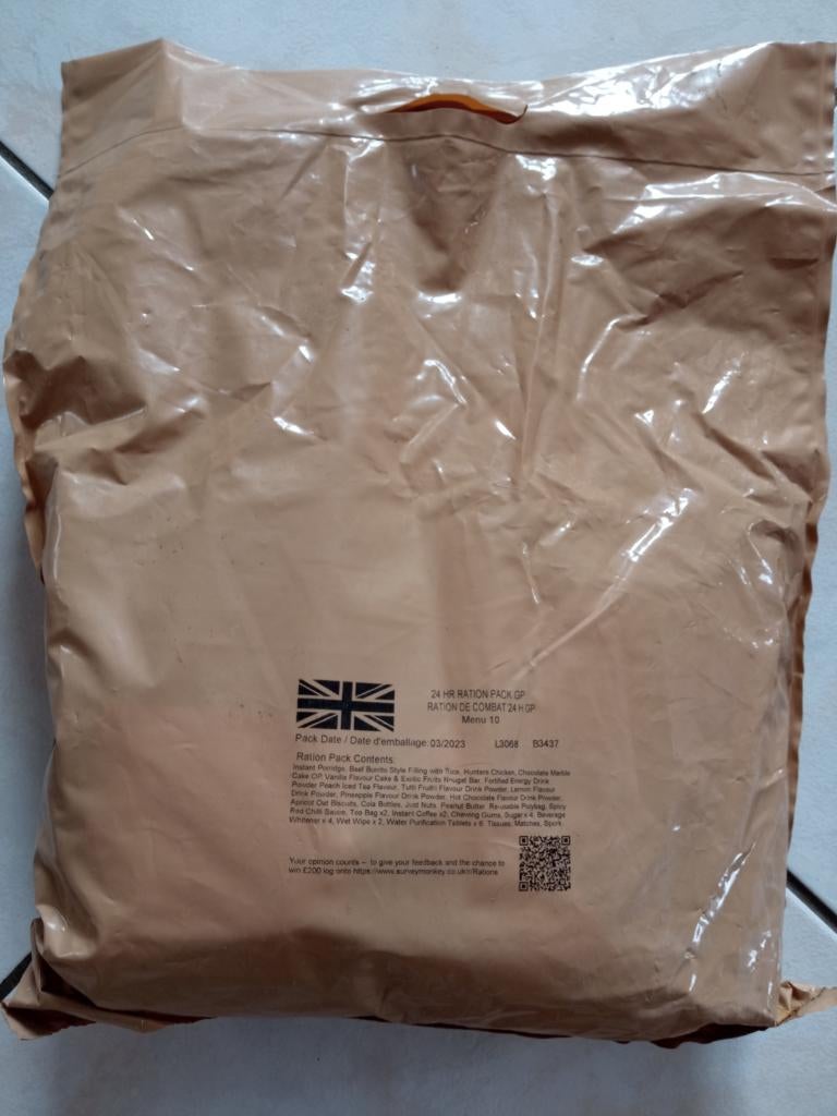MRE EPA Ration 24h Britannique, Collections, Envoi, Armée de terre, Autres types
