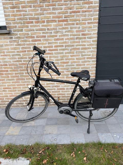 Elektrische heren fiets Batavus, Ophalen, Gebruikt, Batavus, 50 km per accu of meer
