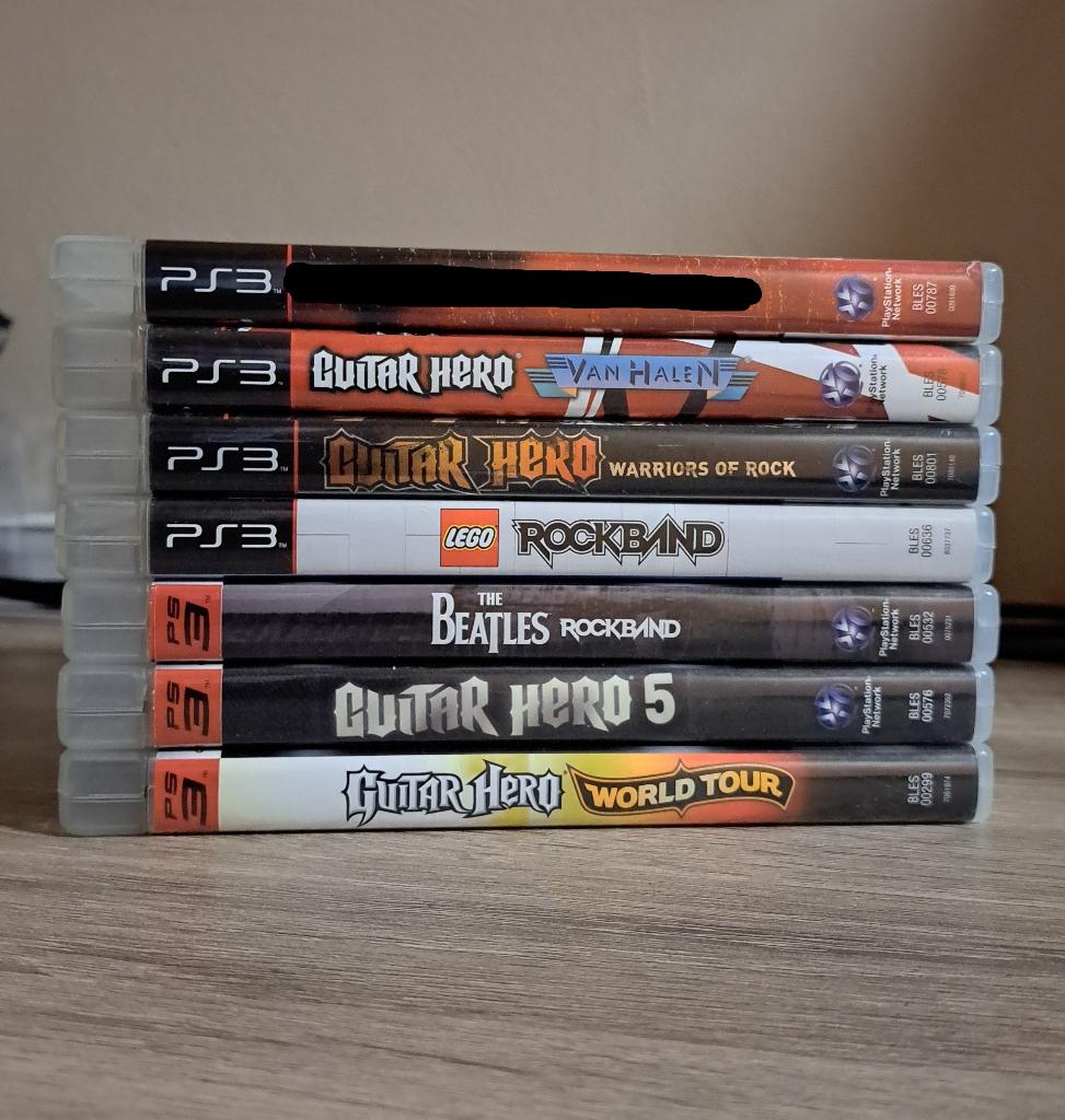 Guitar Hero / Rock Band games - PS3, Muziek, 1 speler, Ophalen of Verzenden, Zo goed als nieuw