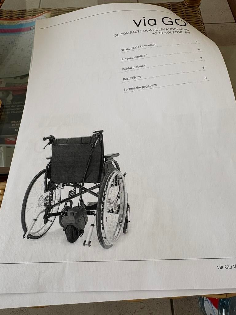 Rolstoel hulpmotor, Diversen, Rolstoelen, Ophalen, Zo goed als nieuw