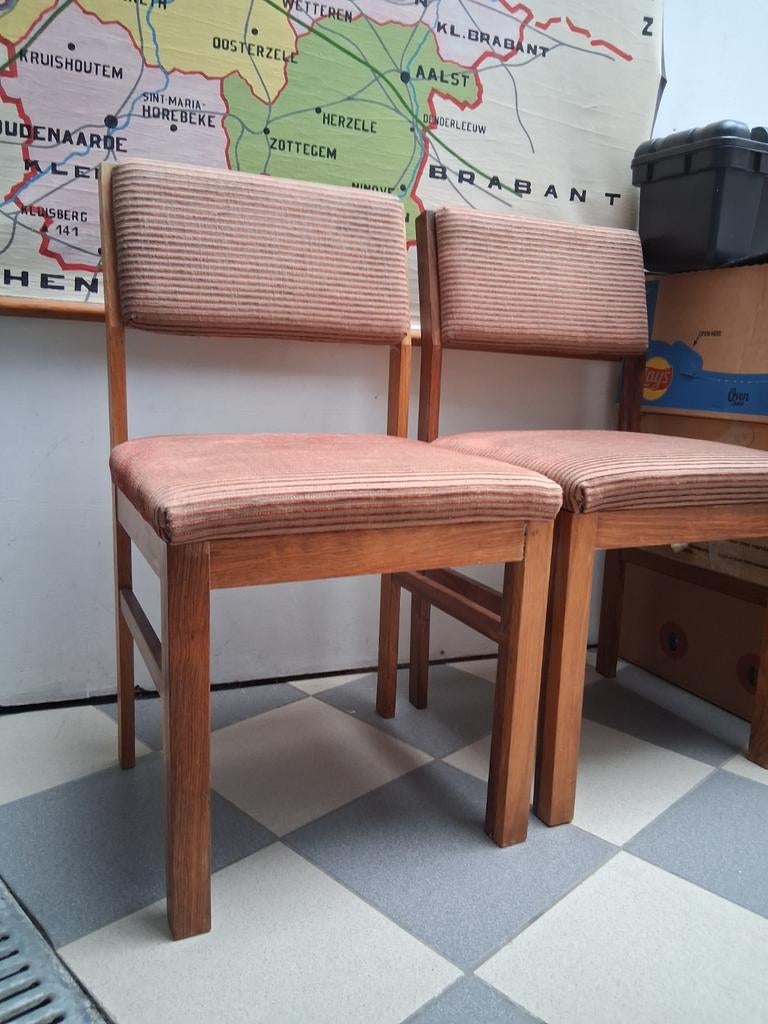 2 vintage stoelen in Pallisander.Koopje!!, Maison & Meubles, Maison & Meubles | Autre, Enlèvement ou Envoi