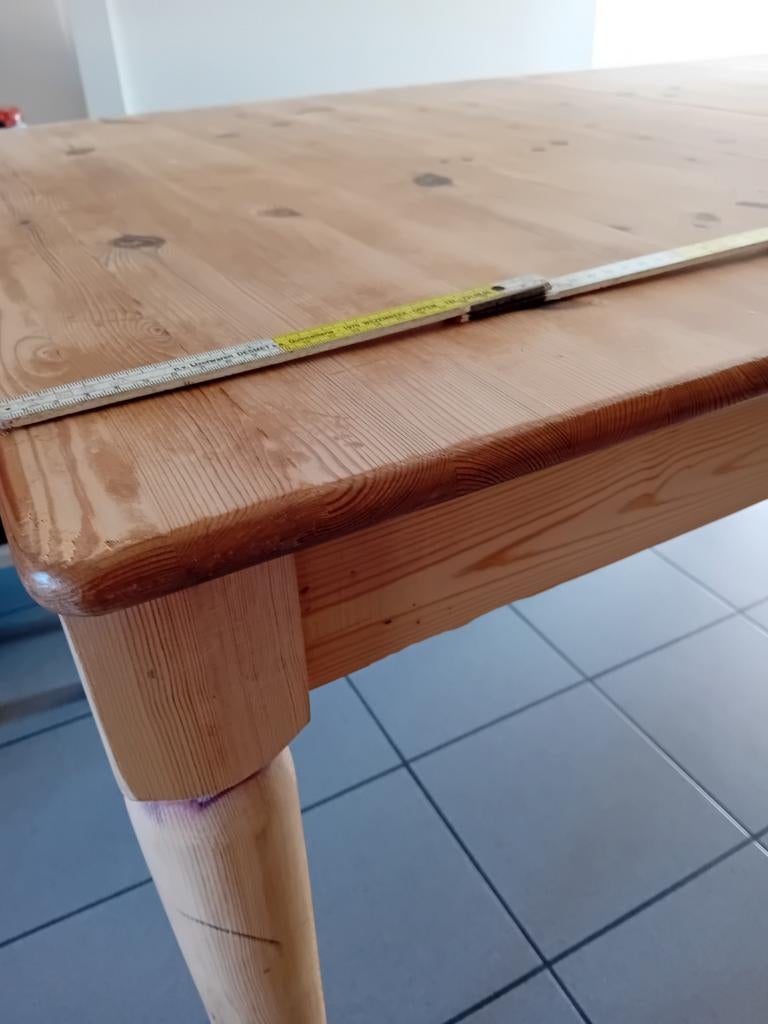 Table de chalet extensible., Enlèvement