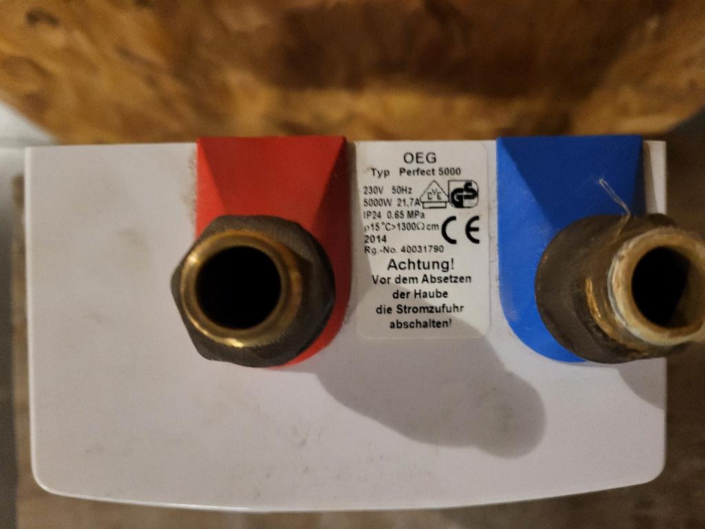 Doorstroomverwarmer, Ophalen, Zo goed als nieuw, Inox, Overige typen