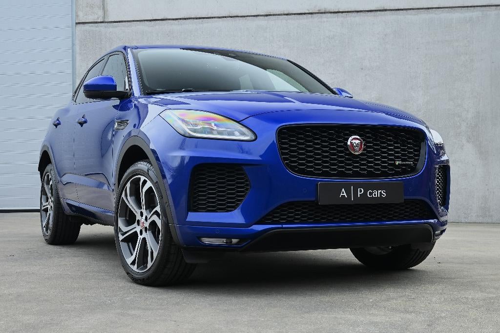 Jaguar E-Pace 2.0 T AWD R-Dynamic | meridian | LED | carplay, Auto's, Jaguar, Automaat, Blauw, Leder, Bedrijf