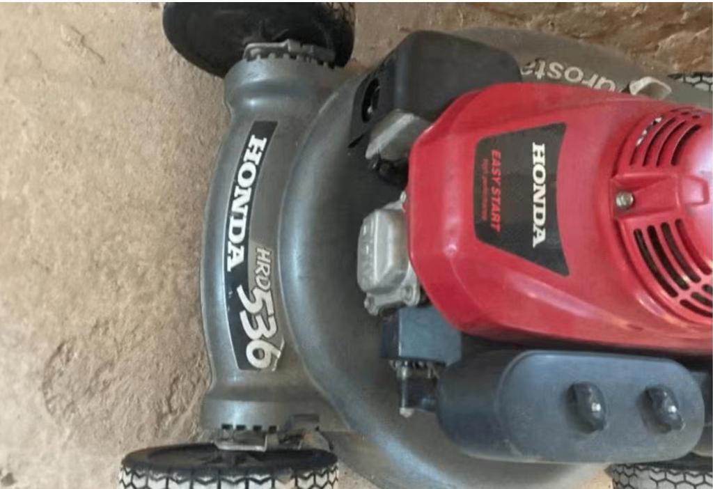 honda hrd 536 benzine grasmaaier, Tuin en Terras, Ophalen