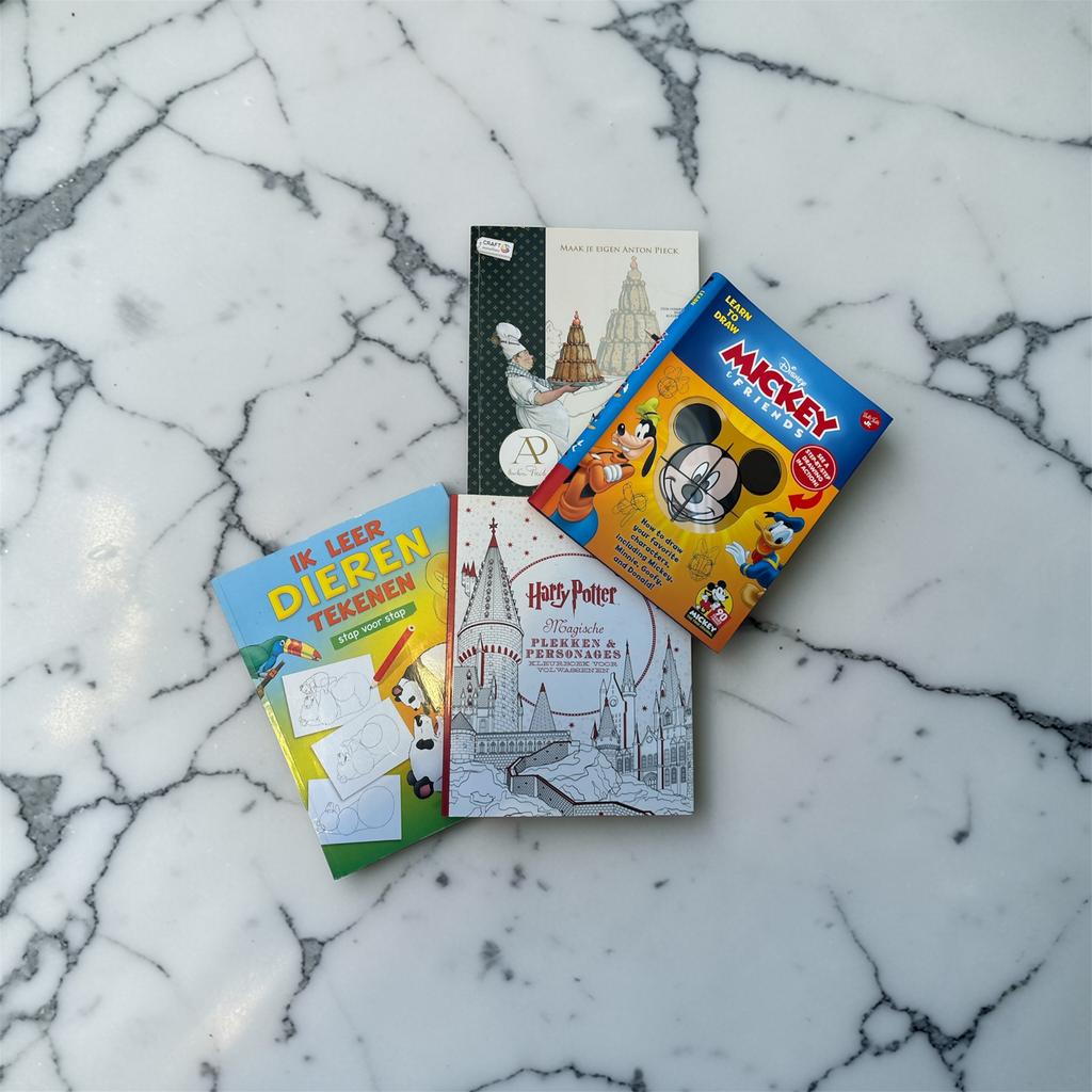 Teken boeken, Ophalen, Zo goed als nieuw