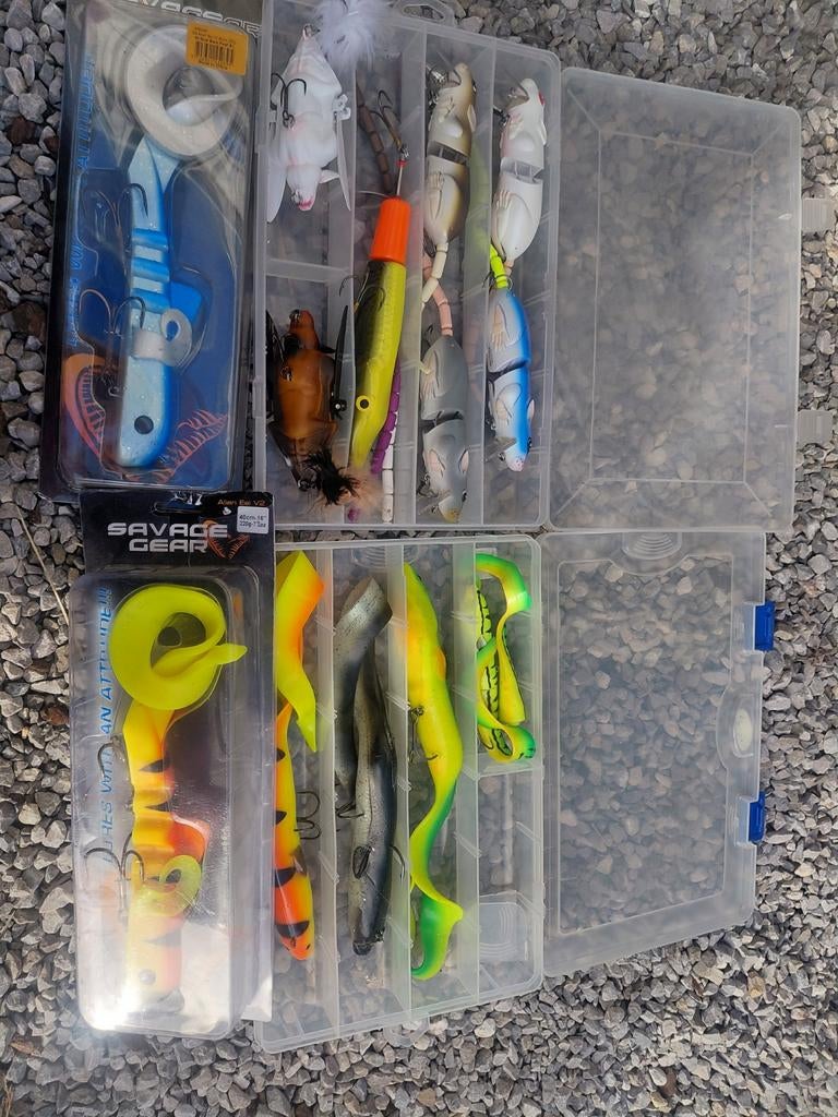 Groot kunstaas, Ophalen