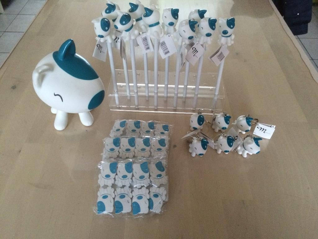 Hondje Pitty blauw collectie UITVERKOOP, Ophalen of Verzenden, Nieuw, Kraamcadeau