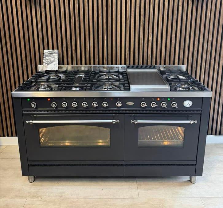 Unieke Boretti Antraciet Fornuis 150 cm (Gratis bezorgen), Jardin & Terrasse, Enlèvement ou Envoi, Comme neuf