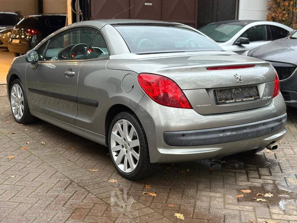 Peugeot 207Cc 1.6Benzine Automaat Airco/Leer/Garantie, Autos, Peugeot, Cuir, Argent ou Gris, Achat, Entreprise