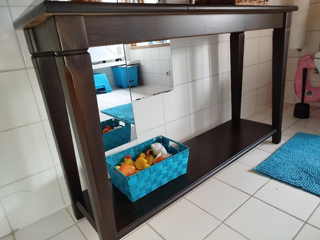 Bijzettafel, Ophalen, Zo goed als nieuw, 75 cm of meer, 60 cm of meer