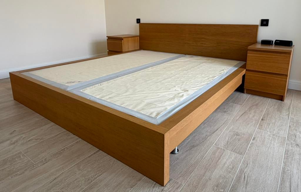 Bed compleet, Huis en Inrichting, Slaapkamer | Complete slaapkamers, Ophalen, Gebruikt, Tweepersoons