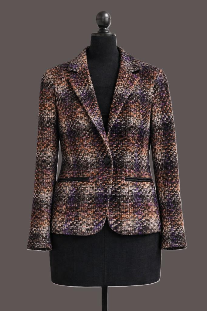 Roberto Sarto Collection blazer met luxe structuur maat 38, Kleding | Dames, Maat 38/40 (M), Overige kleuren, Ophalen of Verzenden