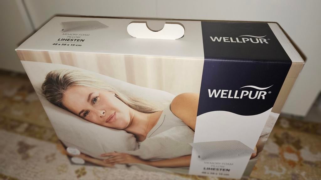 Wellpur memory foam kussen. Nieuw in ongeopende verpakking!, Ophalen, Nieuw, Kussen