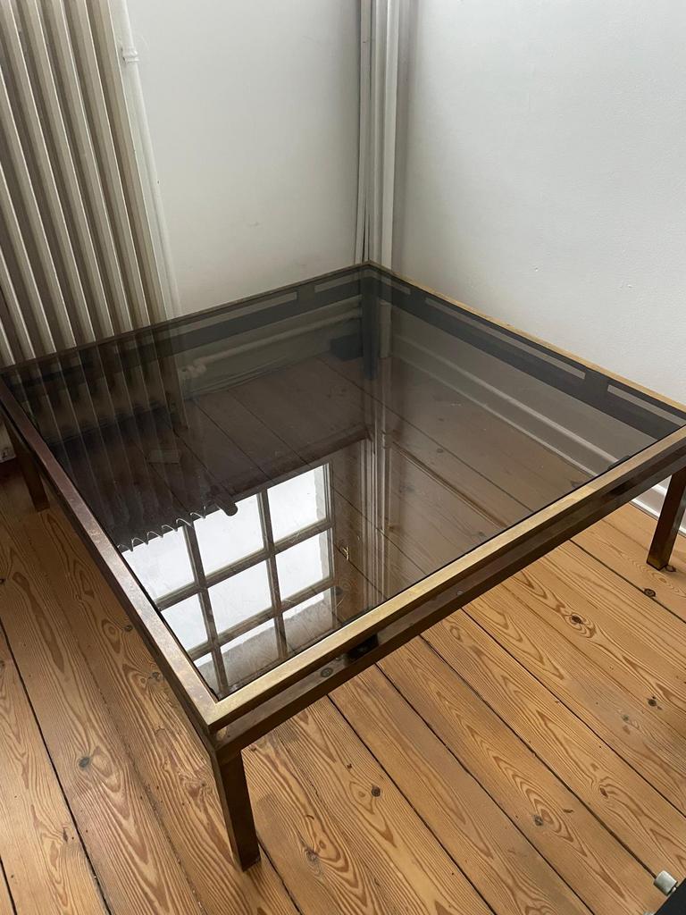 Salontafel guy lefevre, Maison & Meubles, Tables | Tables de salon, Utilisé, 50 à 75 cm, 100 à 150 cm, 100 à 150 cm, Carré, Verre