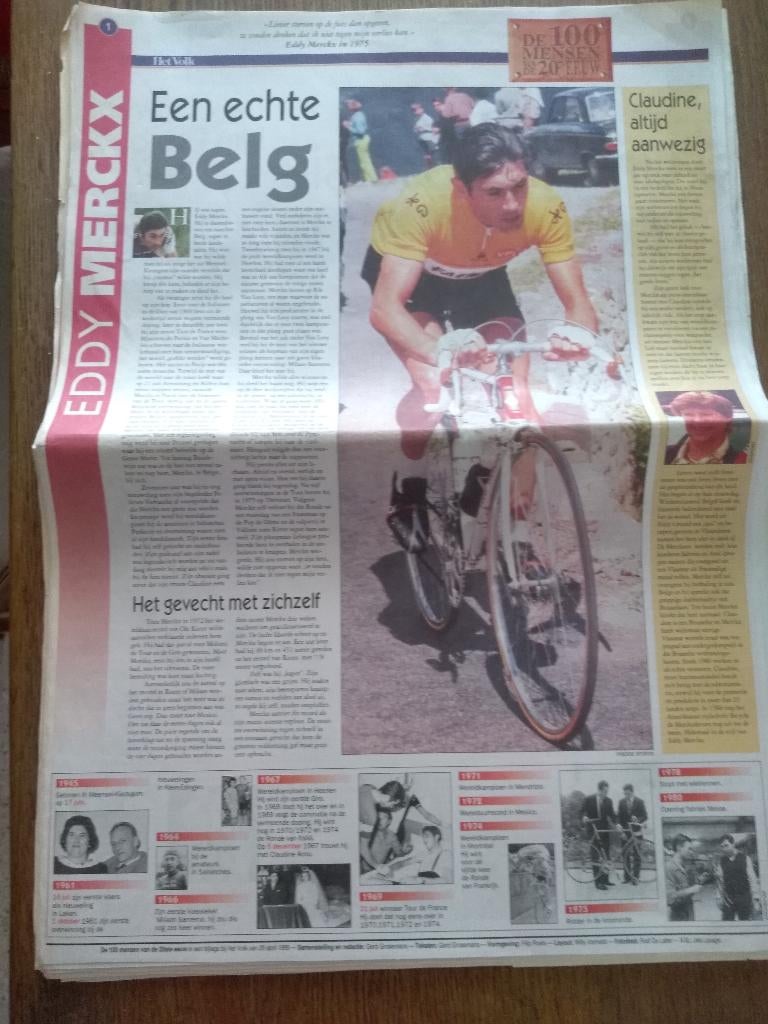 De  100  belangrijkste figuren v/d 20ste eeuw, Collections, Revues, Journaux & Coupures, Coupure(s), Enlèvement