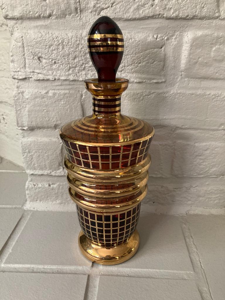 Karaf in Booms glas, Ophalen of Verzenden