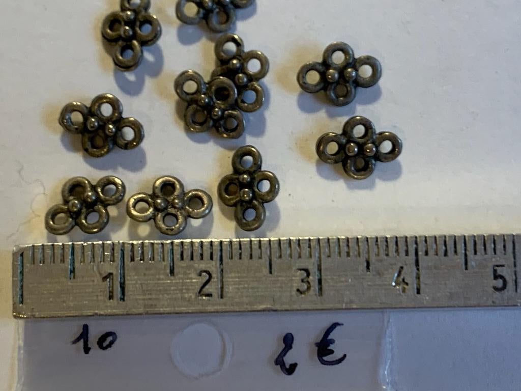 10 metalen tussenstukjes, Enlèvement ou Envoi, Neuf, Entretoise ou Perle intermédiaire