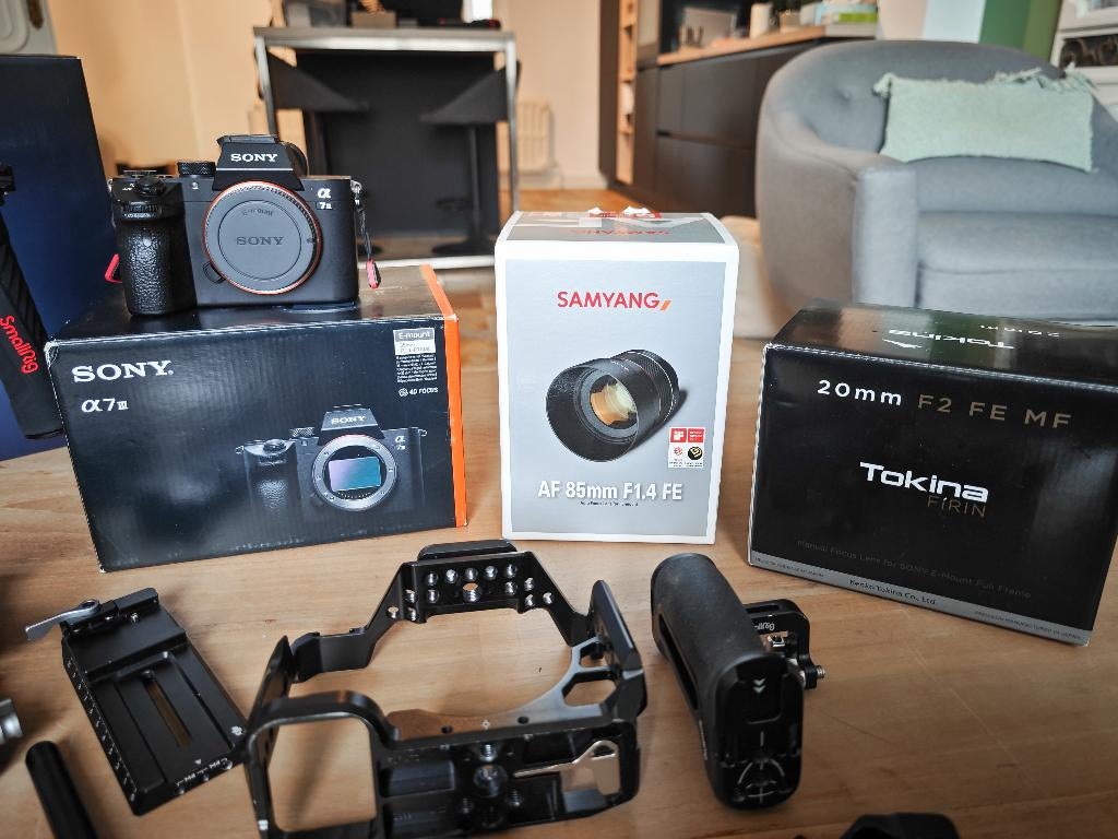 Pack photo et vidéo Sony A7 III complet, TV, Hi-fi & Vidéo, Appareils photo numériques, Comme neuf, Enlèvement, Sony, Reflex miroir