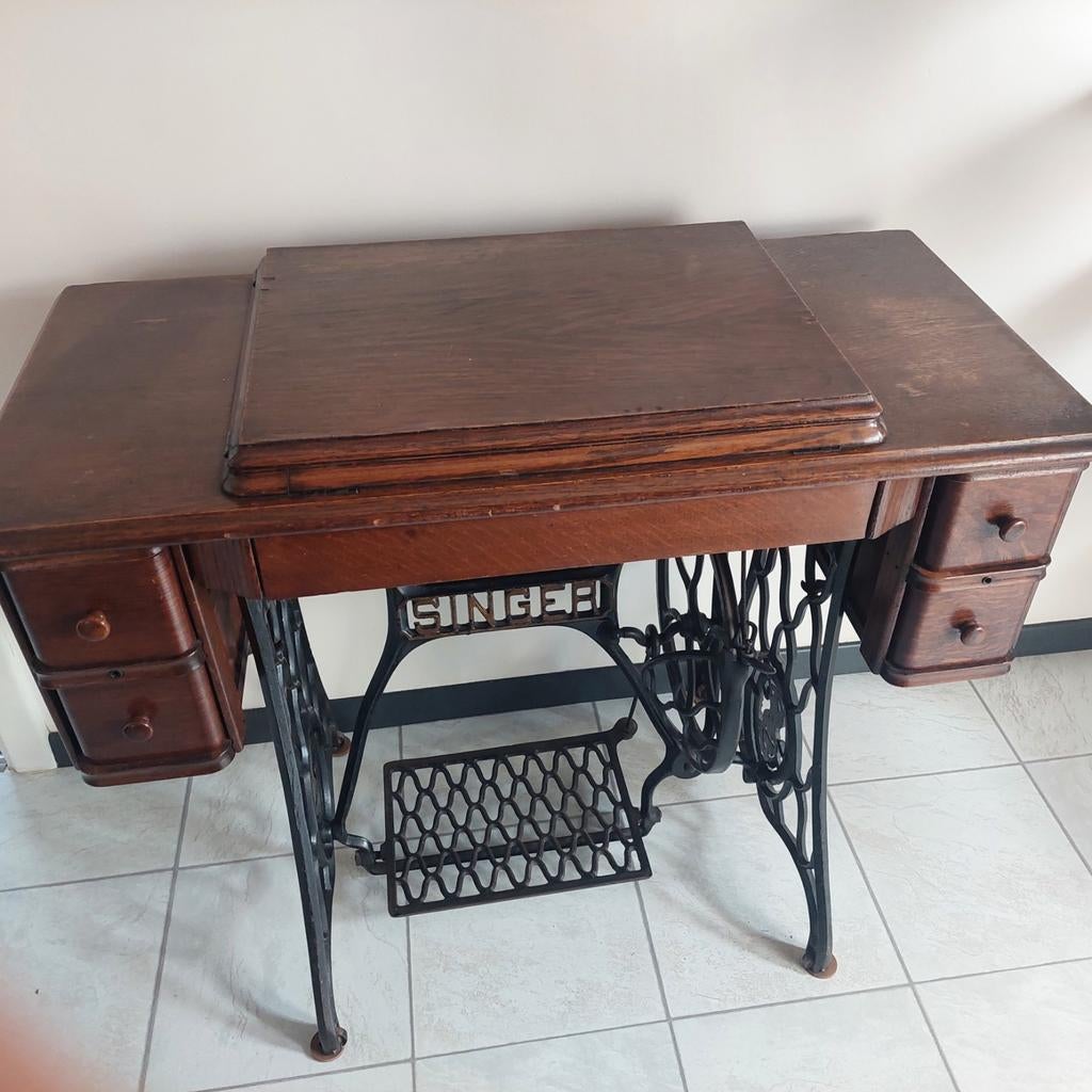 Singer naaimachine, Antiek en Kunst, Ophalen