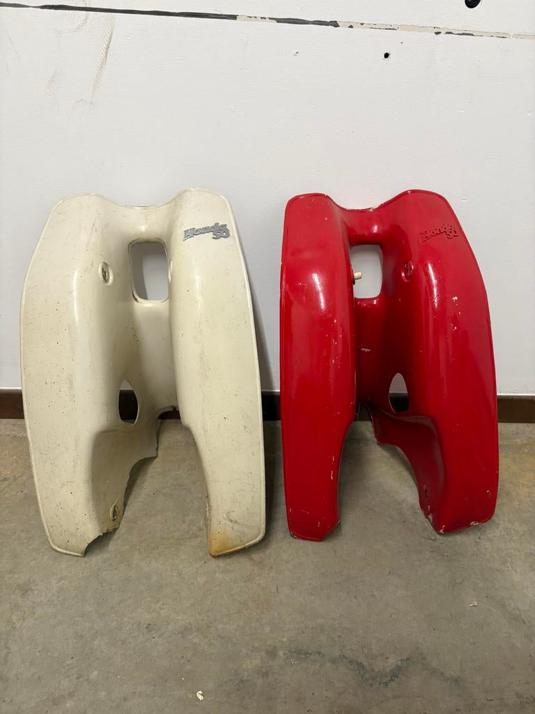 Honda C100 beenschermen, Fietsen en Brommers, Brommeronderdelen | Oldtimers, Zo goed als nieuw, Ophalen