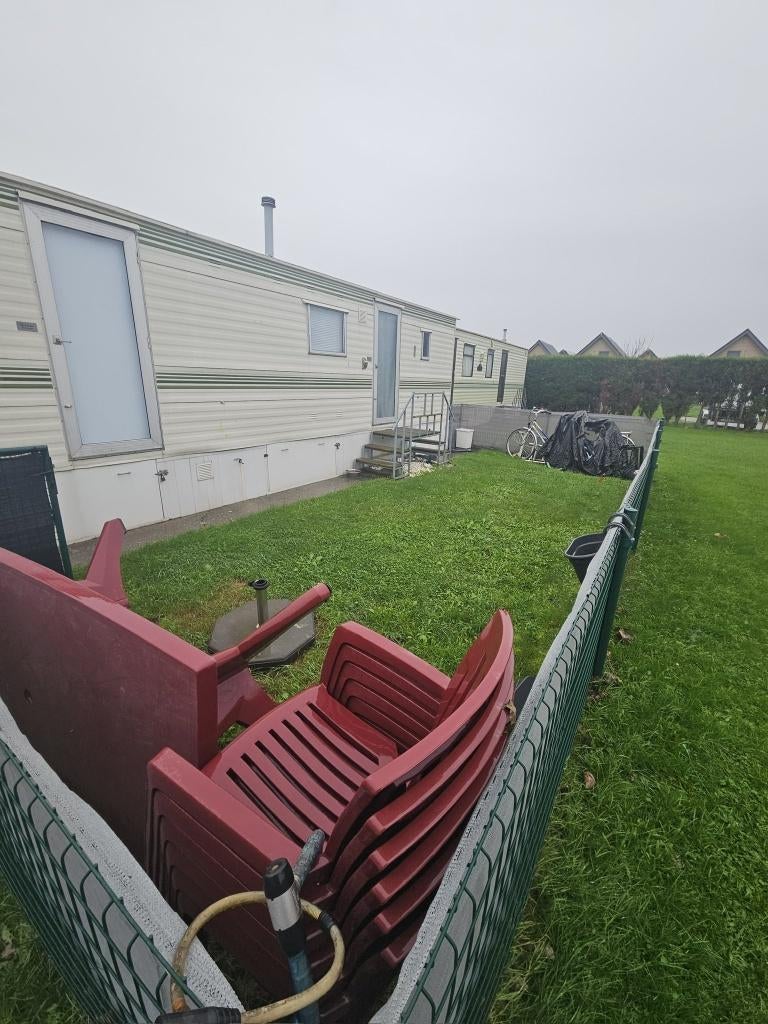 stacaravan te bredene te koop, Caravans en Kamperen, Stacaravans, tot en met 3, Ophalen