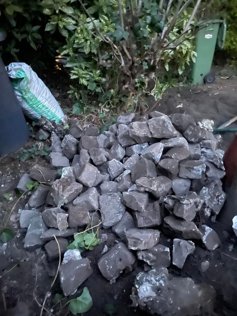 Pavés gratuits, Enlèvement, Utilisé, Gris, Rocher