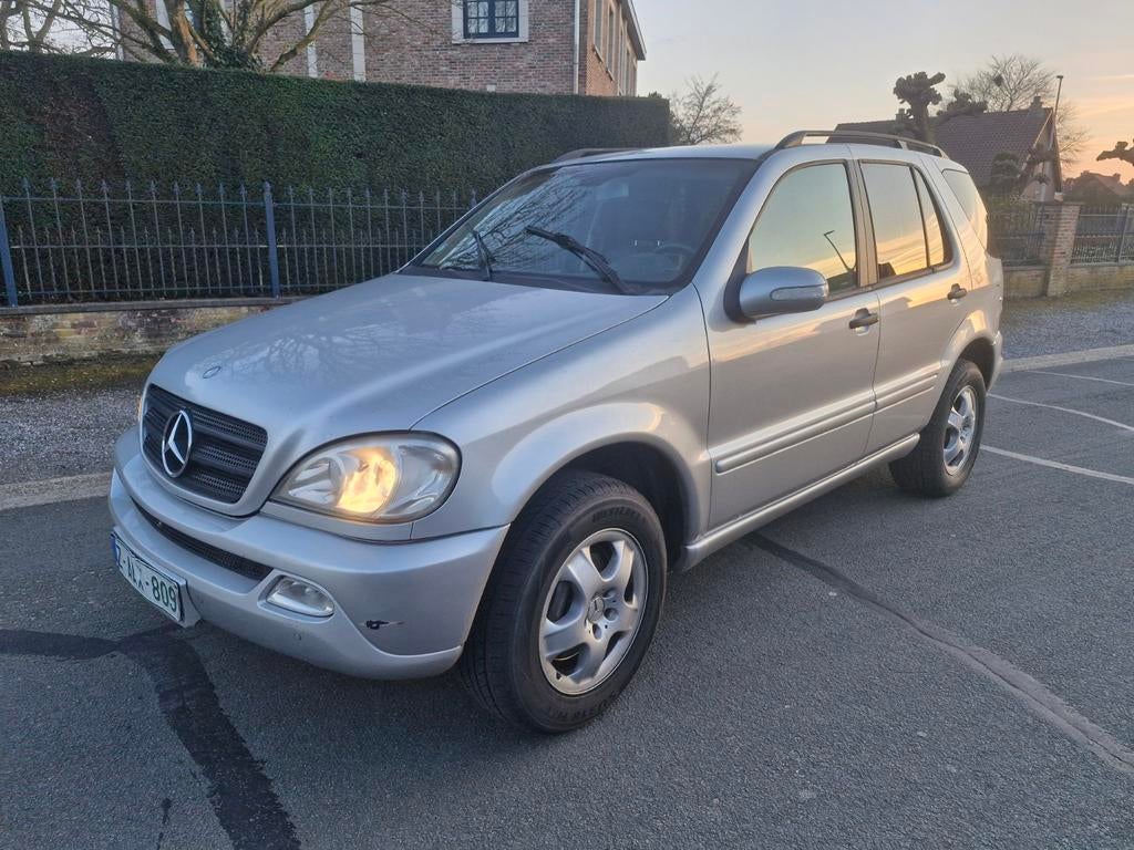 MERC ML 270CDI BJ 2004 FACELIFT LICHTEVRACHT 3500KG SLEEP, Auto's, Mercedes-Benz, Automaat, Zwart, Parkeersensor, Bedrijf