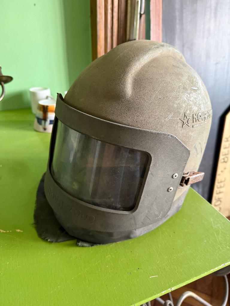 Zandstraalhelm professioneel – bescherming voor straalwerken, Bricolage & Construction, Casques de sécurité, Enlèvement, Utilisé