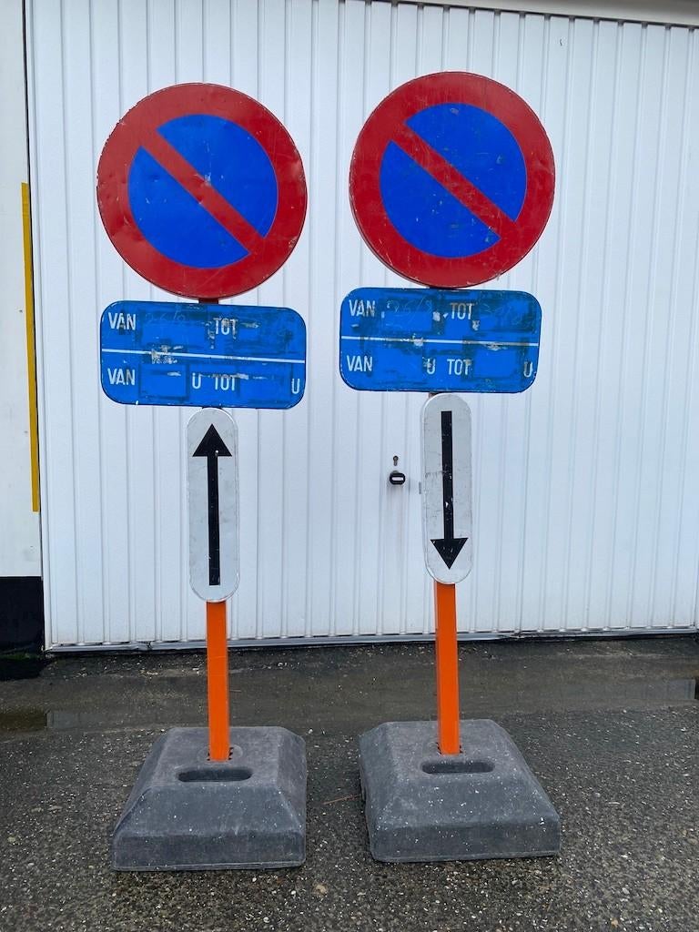 Parkeerborden E1 Te Huur -Verkeersborden/Verboden parkeren, Enlèvement, Comme neuf