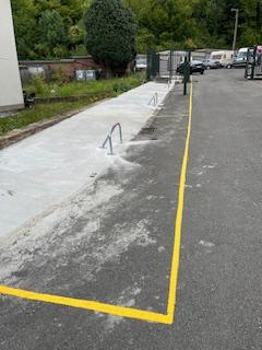 Place de parking en extérieur, Charleroi