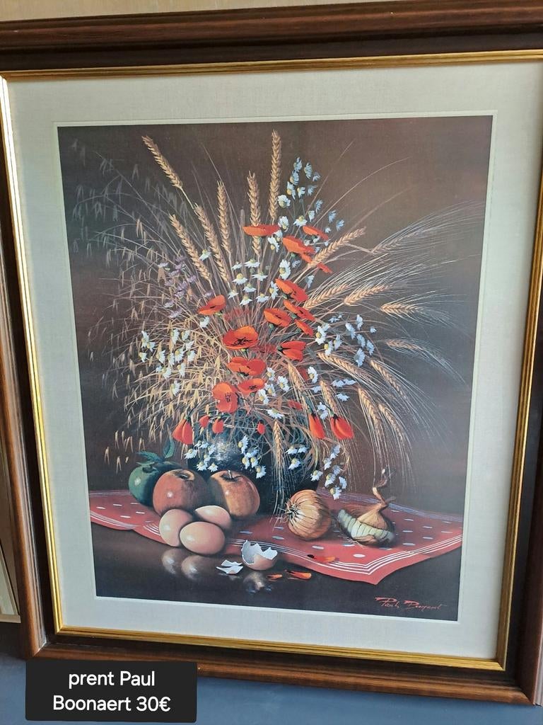 Prenten Paul Boonaert (5stuks voor 80€), Ophalen