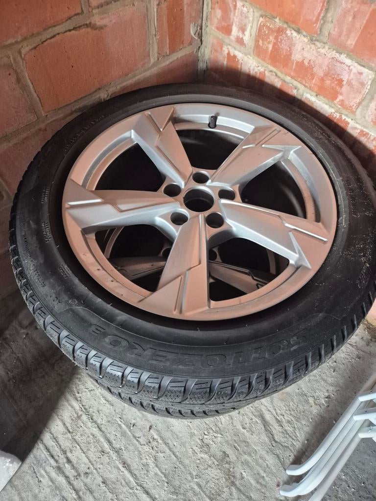 4x audi velgen + winterbanden, Ophalen, Winterbanden, Velg(en)