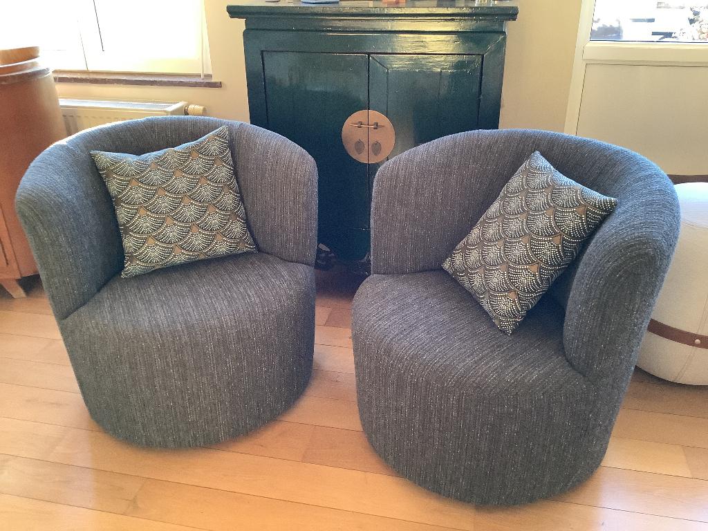 2 très beaux fauteuils Juntoo, Moins de 75 cm, Design, Comme neuf, Enlèvement