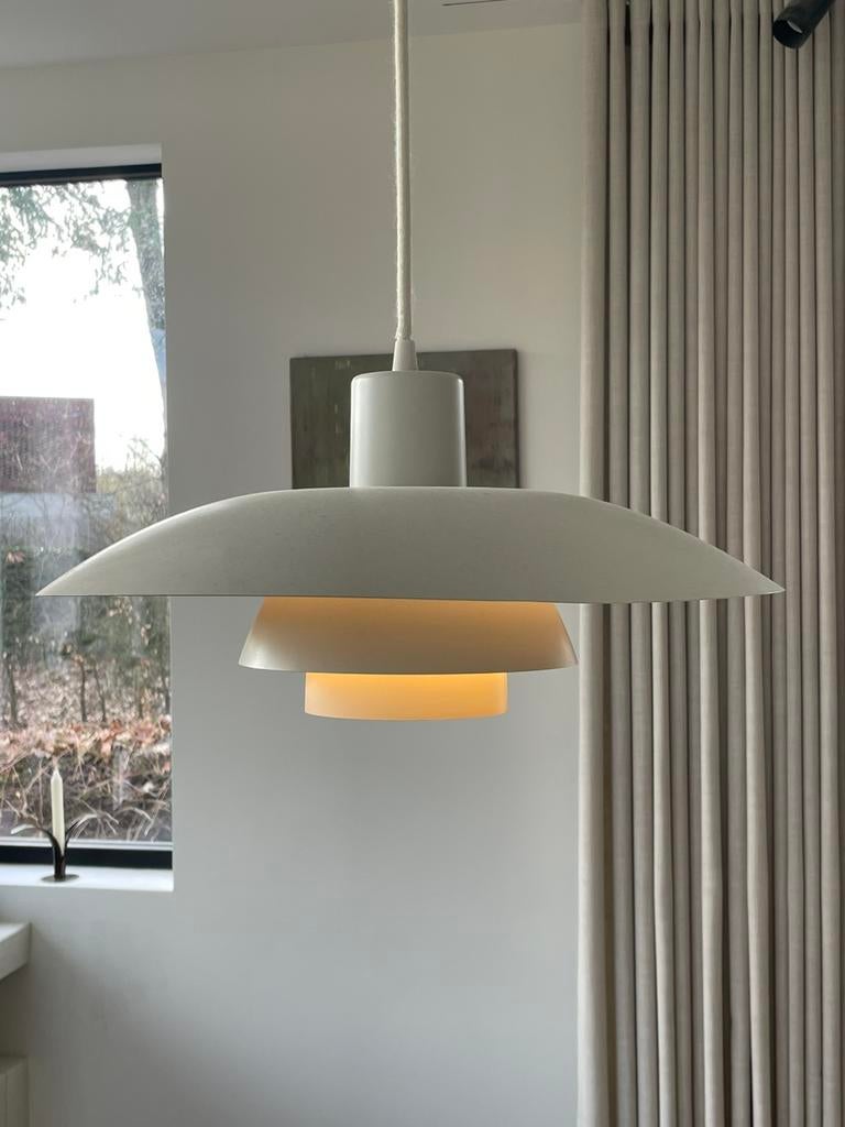 Poul Henningsen plafondlamp PH4 /3, Maison & Meubles, Lampes | Suspensions, Enlèvement, Utilisé, Métal, Moins de 50 cm