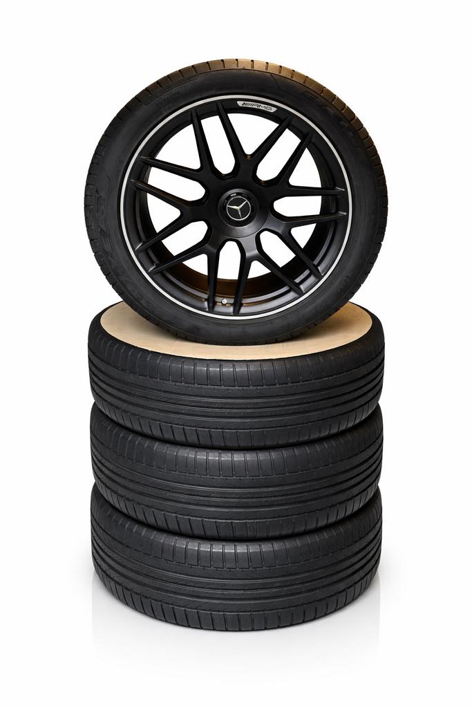 22 inch Mercedes G Klasse AMG Velgen Origineel met banden., Auto-onderdelen, Ophalen, Overige maten, Zomerbanden, Banden en Velgen