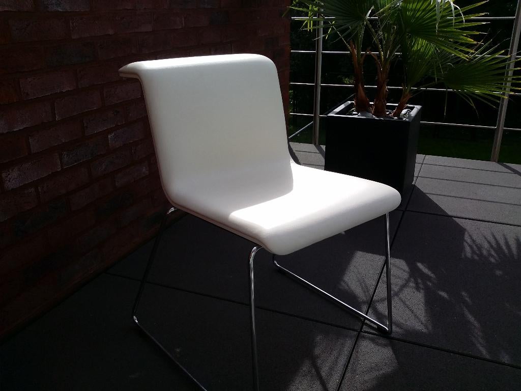 BULO LEDEREN SLEDE STOELEN 6 STUKS, Enlèvement