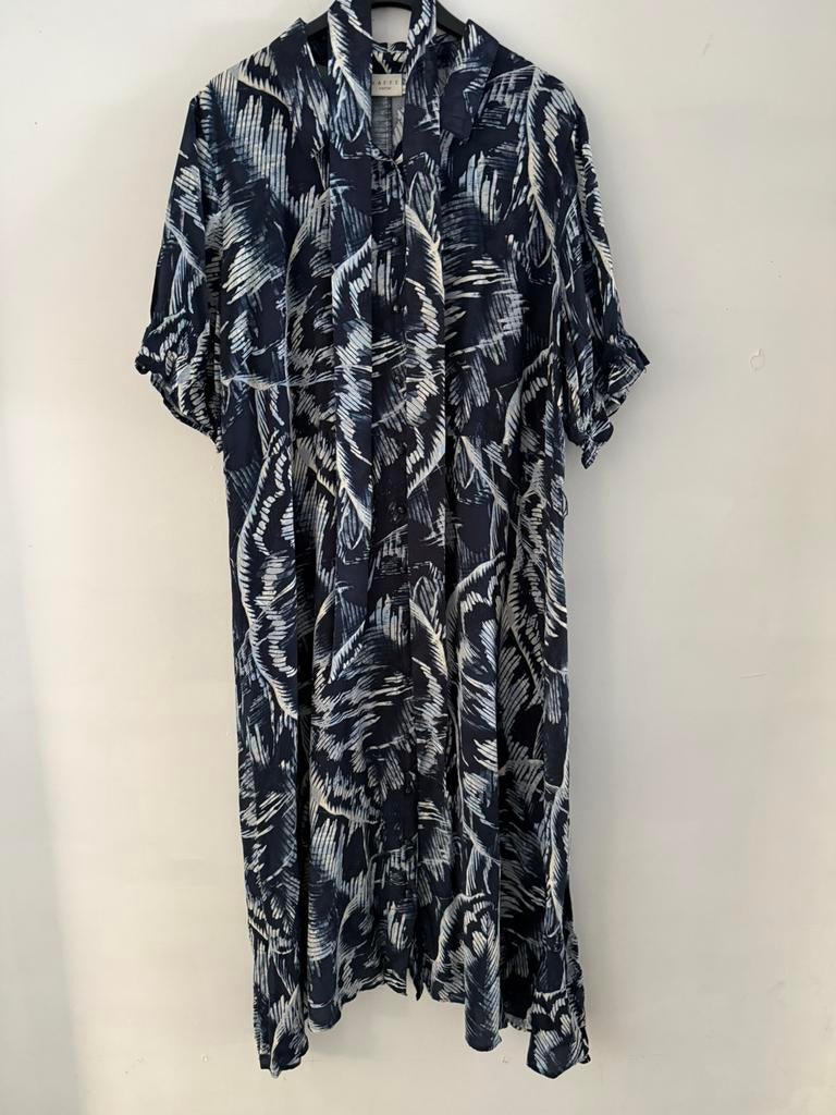 Jurk Kaffe Curve maat 50, Kleding | Dames, Ophalen of Verzenden, Nieuw, Blauw, Jurk