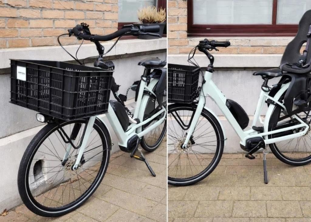 Elektrische (moeder) fiets | Gazelle Bloom C380 HMS, Fietsen en Brommers, Ophalen, Gebruikt, 51 tot 55 cm, 50 km per accu of meer
