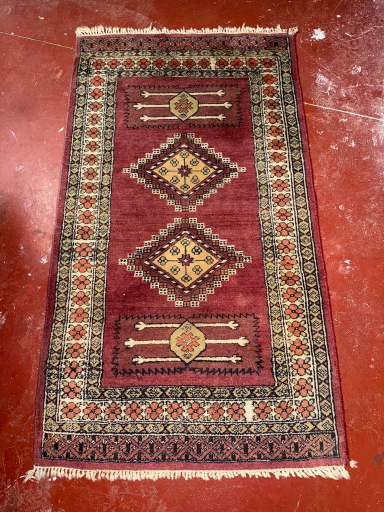 Tapis oriental noué main – 137 x 90 cm, Enlèvement ou Envoi